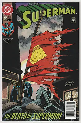 Buy M1775: Superman #75, Vol 2, MINT Condition, Newsstand, 4th Printing • 68.82£