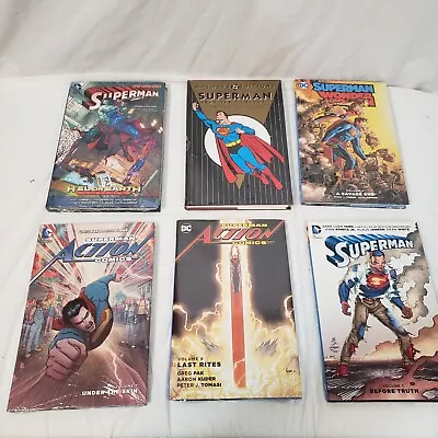 Buy Superman Hardcover Volume 6 Pc Lot Archives Volume 7, Action Comics, New 52 • 47.41£