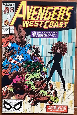 Buy Avengers West Coast 48, Marvel Comics, September 1989, Vf • 5.99£