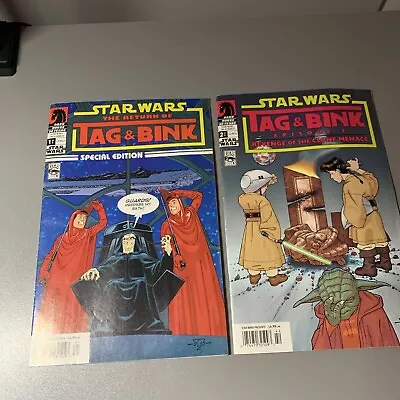 Buy Star Wars The Return Of Tag And Bink #1 & 2 Dark Horse Comics • 22.77£