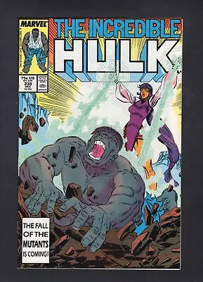 Buy Incredible Hulk #338 Vol. 1 1st Appearance Of Mercy Direct Marvel Comics '87 NM • 6.40£