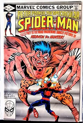 Buy PETER PARKER THE SPECTACULAR SPIDER-MAN #65 FN KRAVEN THE HUNTER Marvel 1982 • 3.49£