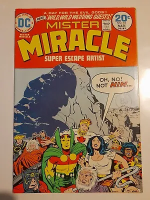 Buy Mister Miracle #18 Mar 1973 VGC/FINE 5.0 Marriage Of Big Barda & Mister Miracle • 6.99£