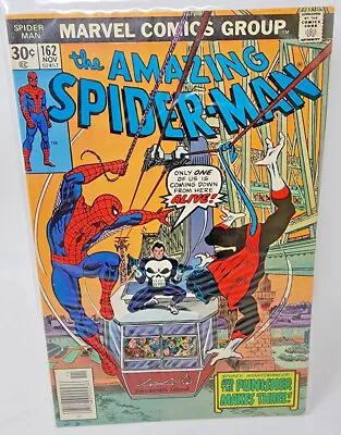 Buy Amazing Spider-man #162 Punisher & Nightcrawler Appearance  *1976* 8.5* • 63.09£