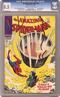 Buy Amazing Spider-Man #61 CGC 8.5 1968 0915743004 • 252.99£