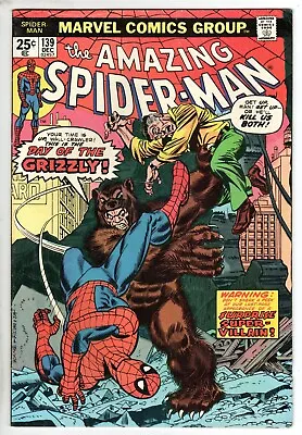 Buy Amazing Spider-Man #139 Featuring 1st Appearance Of The Grizzly, Fine Condition • 37.80£