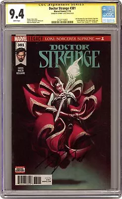 Buy Doctor Strange #381A Del Mundo CGC 9.4 SS Donny Cates 2018 2122115002 • 67.96£