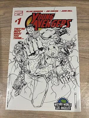 Buy Marvel Comics Young Avengers #1 Wizard World Los Angeles Sketch Variant Hot NM • 199.99£