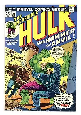 Buy Incredible Hulk #182 VG 4.0 1974 • 301.60£