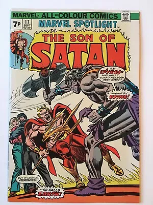 Buy Marvel Spotlight #17 VFN+ (8.5) MARVEL ( Vol 1 1974) Son Of Satan • 17£