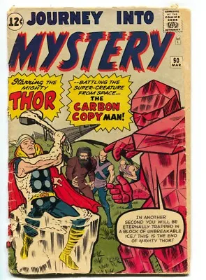 Buy JOURNEY INTO MYSTERY #90 Comic Book SILVER AGE MARVEL-THOR VS. CARBON COPY MAN • 111.53£