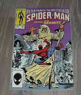 Buy SPECTACULAR SPIDER-MAN # 97 MARVEL Comics December 1984 HERMIT 1st APPEARANCE • 7.99£
