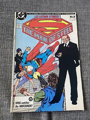 Buy Superman. The Man Of Steel.  Issue No. 4 Of 6 From 1986. A DC Comic. • 3.50£