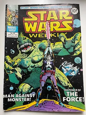 Buy Star Wars Weekly, No.20 Vintage Marvel Comics UK • 2.95£