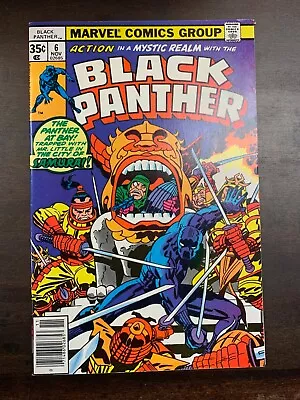 Buy BLACK PANTHER #6  (1977) Marvel Comics, Jack Kirkby VF • 15.88£