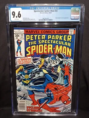 Buy Spectacular Spider-Man #23 Marvel CGC 9.6 NEWSSTAND App By Moon Knight & Cyclone • 63.67£