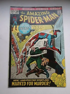 Buy Marvel: Amazing Spider-man #108,  Vengeance From Vietnam! , 1972, Fn+ (6.5)!!! • 24.12£