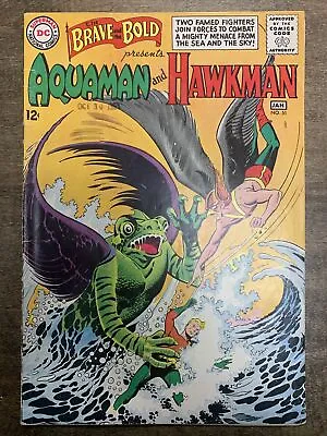 Buy Brave And The Bold #51 (DC, 1964) 1st Meeting Aquaman & Hawkman Purcell VG • 38.54£