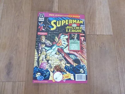 Buy DC Comics London Editions Superman #31 With  Justice League Badge • 8£