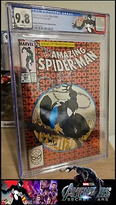 Buy Amazing Spider-Man #300 CGC 9.8 🔥 1st App Of Venom 🔥 FOIL 🌟 (NOT FACSIMILE) 3 • 189.99£