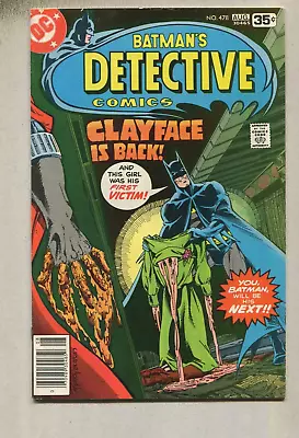 Buy Detective Comics -Batman:  # 478 FN/VF  Clayface Is Back DC Comics  SA • 7.99£