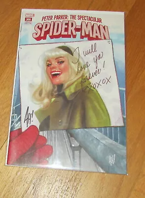 Buy Marvel  Peter Parker The Spectacular Spider-Man #300 Adam Hughes Signed W/COA NM • 19.86£