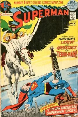 Buy Superman #249 VG 1972 Stock Image Low Grade • 7.52£