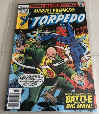 Buy Marvel Premiere THE TORPEDO #40 Feb 1978 COMIC & BAGGED • 4.97£