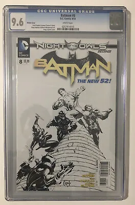 Buy Batman #8 1:200 Sketch Variant CGC 9.6 New 52 Scott Snyder • 95.93£