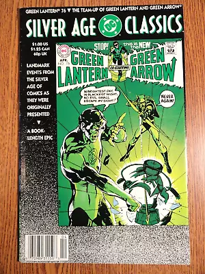 Buy Silver Age Classics Green Lantern #76 Reprint Key 1st Neal Adams Arrow 1992 DC • 8.21£