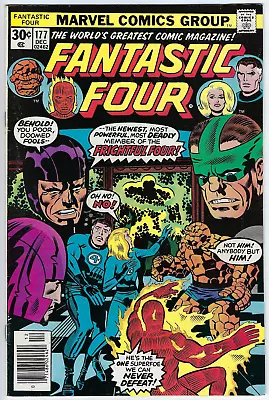 Buy Fantastic Four 177 1976 VF 8.0 Kirby-c Perez-a 1st Capt Ultra Frightful Four • 8£
