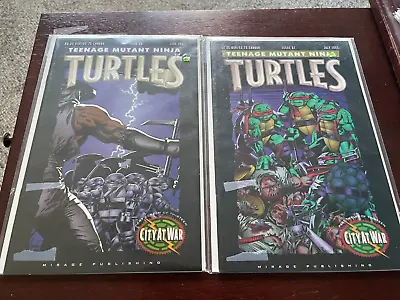 Buy Teenage Mutant Ninja Turtles 60 And 61 City At War 1993 RARE Mirage • 31.97£