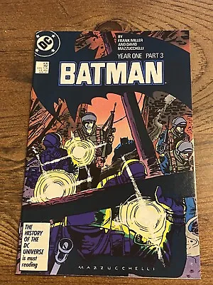 Buy Batman #406 VF/NM Year One Part3 DC Comics 1987 Frank Miller Combined Ship MORE • 15.18£