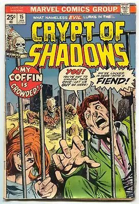 Buy Crypt Of Shadows #15 1974-Marvel Bronze Age Horror VG • 15.34£