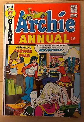 Buy 1973/4 Archie Annual Giant Comic #25 Low-To-Mid-Grade Jughead Betty Veronica • 72.18£