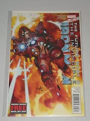 Buy Iron Man Invincible #523 Marvel Comics October 2012 Nm (9.4) • 4.99£