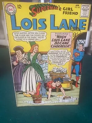 Buy Supermans Girlfriend Lois Lane 48 Vg Condition Centre Page Has Come Unattached • 5£