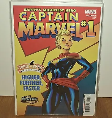 Buy Captain Marvel #1 Trick Or Read Variant + The Mighty #0 Marvel Comics • 3.99£