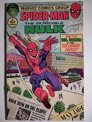 Buy Spider-Man & Incredible Hulk, VG/4.5, Marvel 1982 Denver Post Supplement May D&F • 12.64£