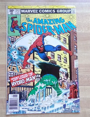 Buy Marvel Comics The Amazing Spiderman #212 First Appearance Of Hydroman • 19.75£