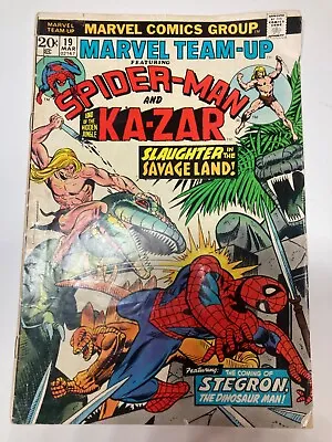 Buy Marvel Team-Up #19 Ft. Spider-Man And Ka-Zar First Appearance Of Stegron MCU • 15.77£
