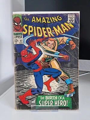 Buy Amazing Spider-Man #42 Comic Book 1966 GD+ 1st Full App Mary Jane Marvel • 50£