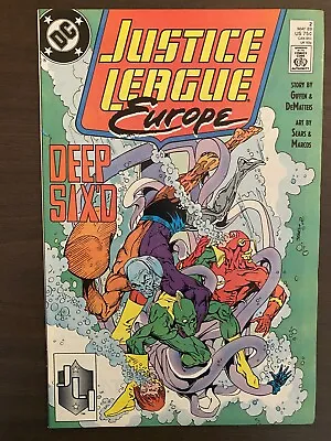 Buy Justice League Europe #2 1989 High Grade 9.4 DC Comic Book CL81-135 • 6.42£