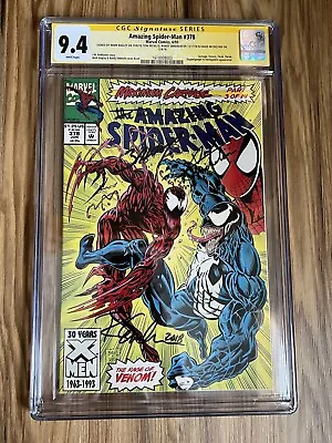 Buy Amazing Spider-Man #378 CGC 9.4 Signature Series With 4 Sigs!! • 123.12£