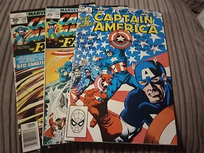 Buy CAPTAIN AMERICA # 184 , 209 AND ANNUAL # 6 MARVEL COMICS 1970s • 5.98£