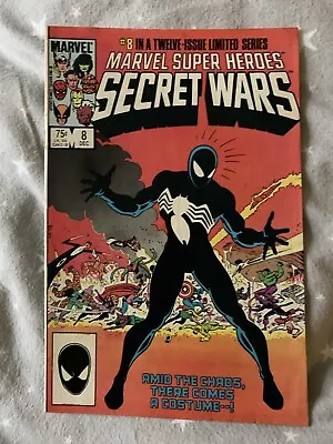 Buy Marvel Secret Wars #8, First Appearance Of Black Costume For Spider-Man • 45£