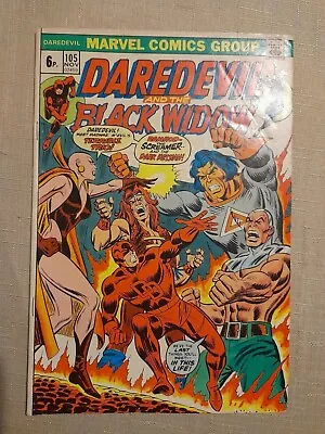 Buy Daredevil #105 Nov 1973 Good/VGC 3.0 Origin Of Moondragon • 24.99£