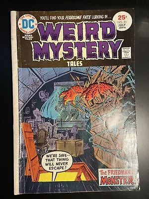 Buy Weird Mystery Tales The Friedman’s Monster Comic Book # 20 July 30716 • 4.73£