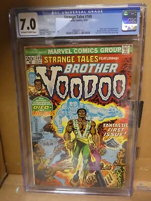 Buy Marvel Comics Strange Tales CGC 7.0 1st Appearance Brother Voodoo 1973 • 399.99£