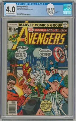 Buy George Perez Pedigree Collection Copy CGC 4.0 ~ Avengers #170 Iron Man Thor • 81.09£